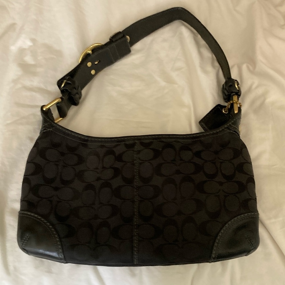 Classic Black Coach purse